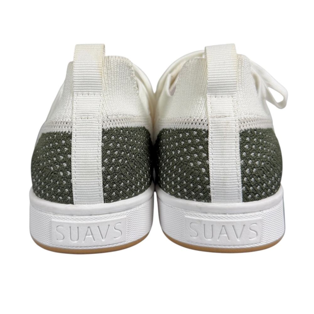Suavs The 247 Sneaker White Colorblock Women’s 9.5 Casual Comfort Lace-Up Knit - Picture 4 of 12